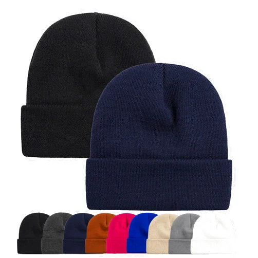 LPMOERA Womens Knit Beanie Hat Men Winter Hat Unisex Adult Knit Beanies Stretchy Ski Cap Soft Warm Cuffed Beanie