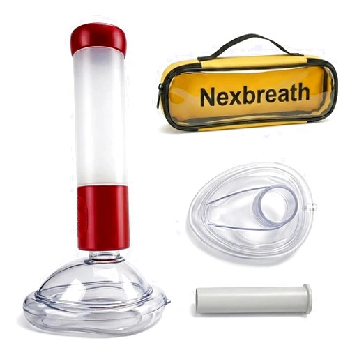 Fuyobiz Nexbreath Anti-Choking Device with Storage Pouch — A Portable Airway Clearance Emergency Tool Designed for All Ages, ResQVac Choking Device
