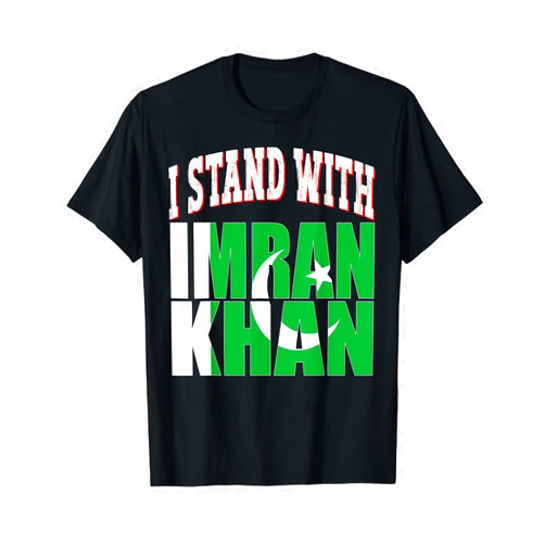 I Stand with Imran-Khan Support Freedom For Pakistanis T-Shirt