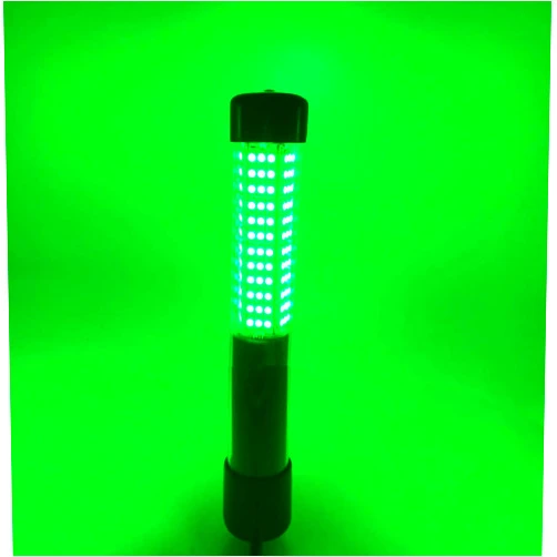 BLUERICE Submersible Fish Finder, Underwater Lure Bait Light, Fish Attracting Lamp, Night Fishing Light, Boat Fishing Light, Pool Light 12V 10.8W 180 LEDs 1080 Luminous IP68 with 5M Cord