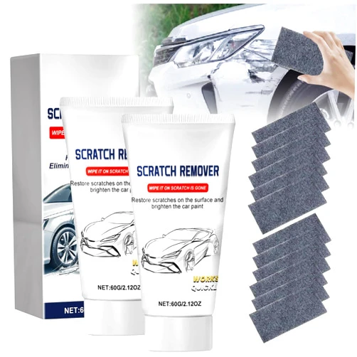 TDBFD Nano Sparkle Cloth Car Scratches Remover,12 PCS Multi-Purpose Nano Magic Cloth Easy to Repair Small Scratched Water Spots Scratch Car Remover for All Car