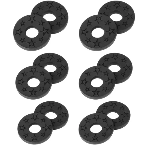 Anwenk Guitar Strap Locks Premium Strap Blocks Guitar Protector Black, 6Pair