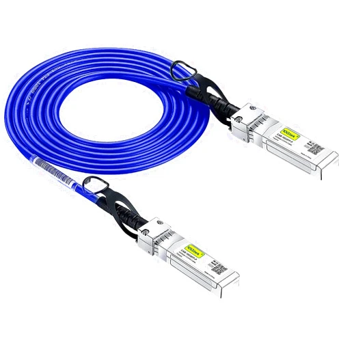 10Gtek [Dark Blue Colored 10G SFP+ DAC Cable - Twinax SFP Cable for Cisco SFP-H10GB-CU1.5M, Ubiquiti UniFi, D-Link, Supermicro, Netgear, Mikrotik, Fortinet, 1.5-Meter(4.92ft)