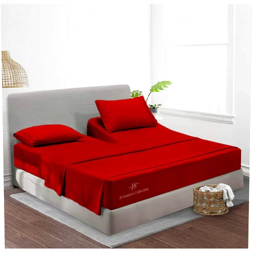 JS Sanders Collection Top Split Queen Sheets Sets for Adjustable beds, Half Split Queen Sheet Sets for Adjustable beds 18