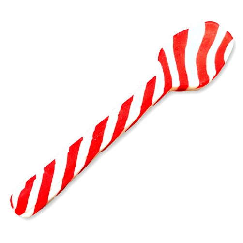 Knextion Inc Candy Cane Spoons Peppermint Flavored - Edible Hot Chocolate Coffee Party Favor Spoons - Individually Wrapped - 12 Count