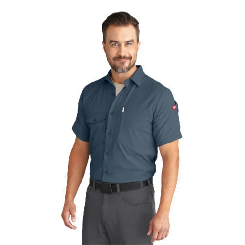 Red Kap Men's Cooling Short Sleeve Work Shirt