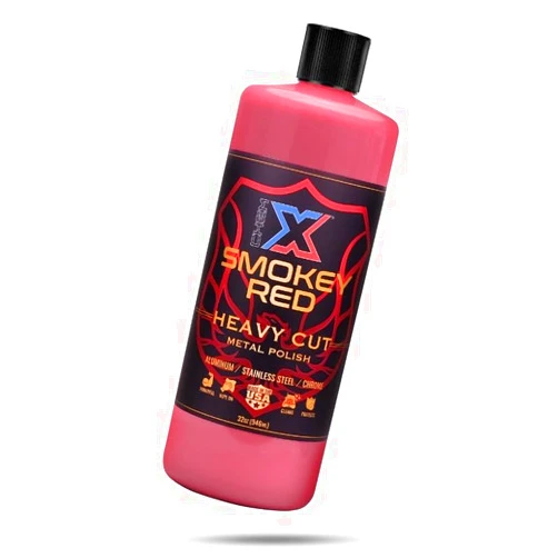 Chem-X Smokey Red: Heavy Cut Metal Polish (32oz)