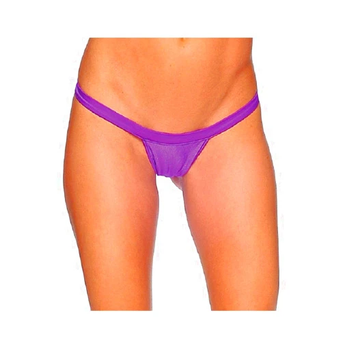 BodyZone Women's Comfort Strap T-Back, Purple, One Size