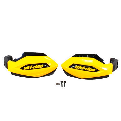 Ski-Doo New OEM Handlebar Hand Guard Wind Deflectors YELLOW REV-XP,XR,XU,XS,XM