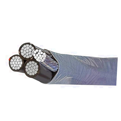 Wirenco 2-2-2-4 SER Aluminum Service Entrance Cable (100FT Cut)
