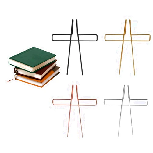 Lygchii 4 Pack Book Page Holder, Music Book Metal Clip, Portable Book Holders for Reading, Opener Piano Sheet Book Accessories