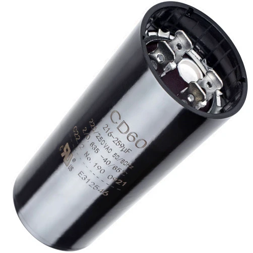 BlueStars Original Version 216-259 uf MFD 220-250 VAC 50/60 Hz SC0080 CD60 Round Motor Start Capacitor Replacement Part by BlueStars - Exact Fit for Any Brand with The Same Capacitance Capacity and Voltage