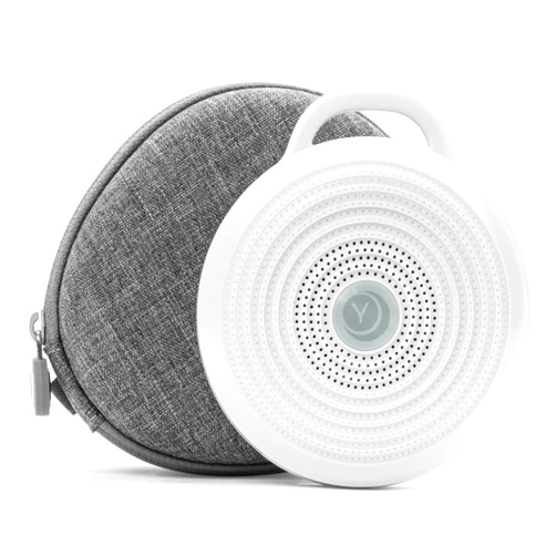 Marpac Yogasleep Rohm Portable White Noise Sound Machine + Travel Case in Grey, Sleep Therapy, Crush-Resistant Travel Case, for Adults, Kids & Baby, Noise Blocking & Office Privacy, Registry Gift