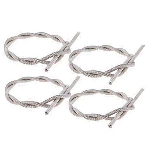 Fielect Heating Element Coil Wire 220V 3000W Resistance Wire Furnace Heater Wire Cr20Ni80 Silver Heat-resistant Wire Length 800mm,4Pcs