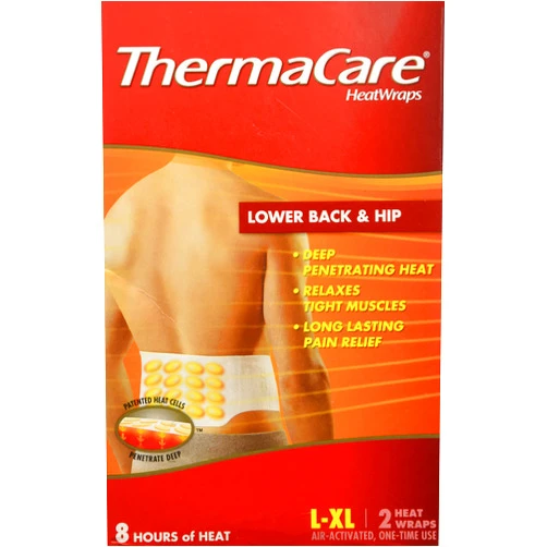 Thermacare Lower Back & Hip HeatWraps, L/XL, 8 Hour-2ct