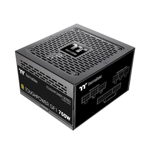 Thermaltake GF1 (2024) Fully Modular ATX 750W Power Supply - 80 Plus Gold - Ultra Quiet - Zero RPM, PS-TPD-0750FNFAGU-P