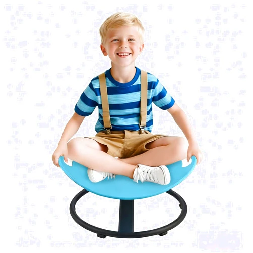 Casuenia Spinning Chair for Autistic Kids, Sensory Swivel Chair with Safety Handles, 330LBS Weight Capacity, Spinning Toy for Kids Autism & ADHD Age 3+, Sensory Product for Body Balance