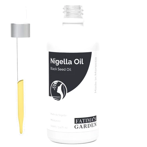 Fatima's Garden Black Cumin Seed Oil - Moisturizer for Skin & Hair, 100ml