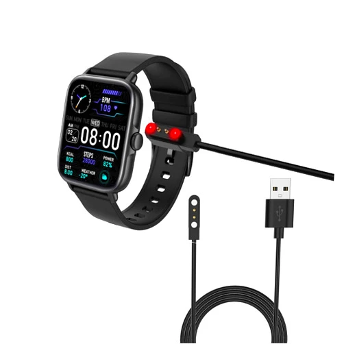 Yiqungo USB Magnetic Charging Cable for WZWNEER Y20GT P45 Smart Watch, 2 pin Standard Original Charge Cord, Compatible with kkloffv DaFit Y22 Smart Watch