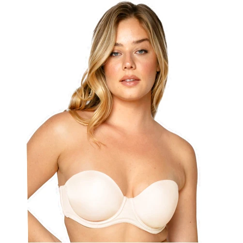 Smart & Sexy womens Full Support Light Lined Strapless Bra