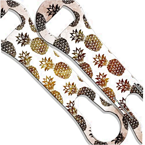 BarConic V-Rod Bottle Opener - Golden Pineapple