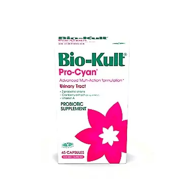 Bio-Kult Pro Cyan - 45 Capsules, Probiotics for Women, Probiotic Targeting Urinary Tract, with Cranberry Extract and Vitamin A, Lactobacillus acidophilus, Lactobacillus plantarum