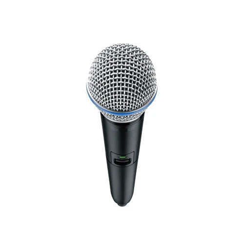Shure GLXD2+/B58 Handheld Transmitter with BETA 58A Vocal Mic Capsule - for use with GLX-D+ Dual Band Digital Wireless Microphone Systems, Receiver Sold Separately (GLXD2+/B58=-Z3)