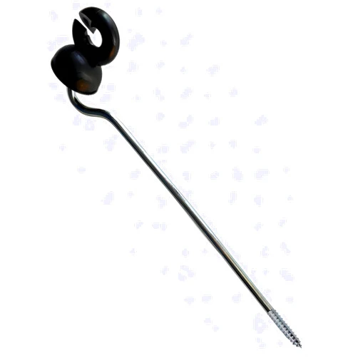 EFencSolv Electric Fence Long Distance Offset Ring Screw in Insulator Pack 30