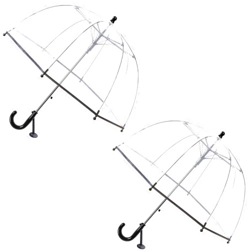 RONIARE Kids Clear Bubble Umbrellas for Rain Dome Windproof Umbrella for Kid Girls and Boys