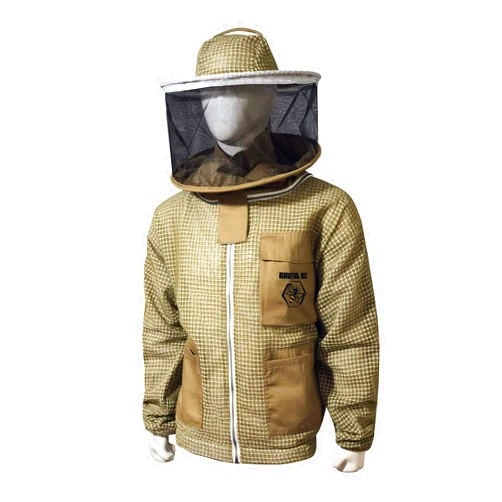 Brutul Fight Brutul Bee 3 Layer Beekeeping Ultralight Ventilated Jacket with Round Veil