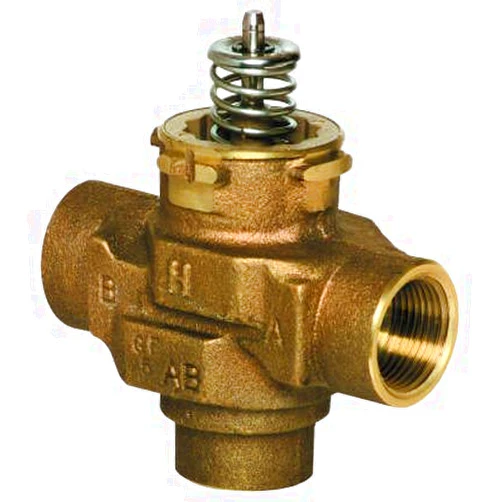 Honeywell, Inc. VCZMK6100 3/4 inch Three-Way Cartridge Cage Valve, 6.6 Cv