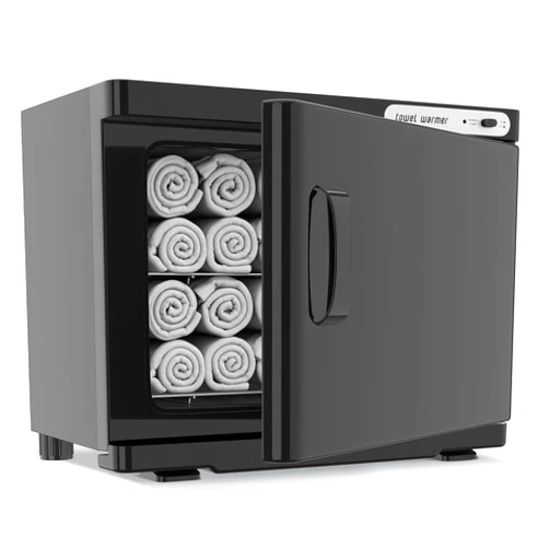 StateRiver Towel Warmer Cabinet, 23L Large Hot Bath Towel Warmer Heating Use for Facial Spa, Hair Beauty, Salon Equipment and Home- Black