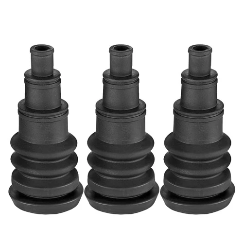 TonGass (3 Pack) Universal Firewall Boot - Safe and Convenient Firewall Grommet Kit Can Accommodate 3/8 Inch to 1 Inch Wire Bundles