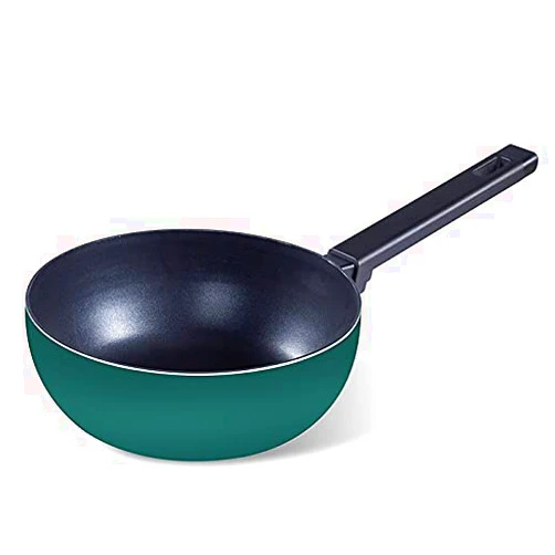 SUPERLADY Multifunctional Non-stick Pan 20cm ,frying pan ,saucepan ,saute pan ,omelette pan ,wok,PFOA free,Dishwasher safe. (green)