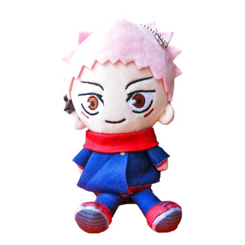 Generic Itadori Yuji Plush Keychains Plush Pendant Stuffed Plushies Figrine Ornaments for Backpack Car Pendants Ornamental Pendant Itadori Yuji Figure