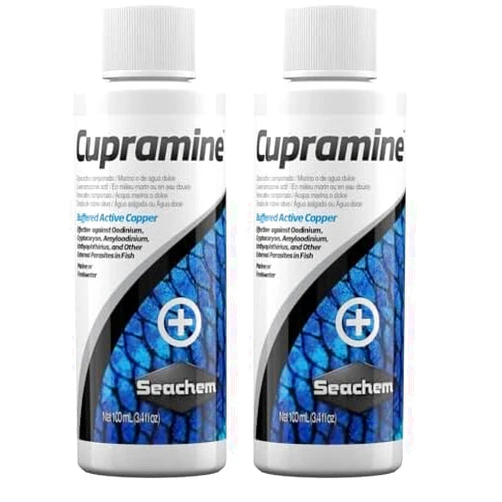 Seachem Cupramine Copper 100ml (Pack of 2)