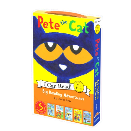 By James Dean (Author, Illustrator), Kimberly Dean (Author) Pete the Cat: Big Reading Adventures: 5 Far-Out Books in 1 Box! (My First I Can Read)