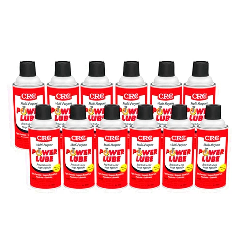 CRC05005 Power Lube Multi-Purpose Lubricant, 9 oz Can, 12 Per Pack