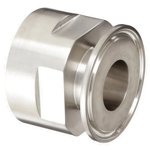 Dixon 22MP-R100 Stainless Steel 316L Sanitary Fitting, Clamp Adapter, 1