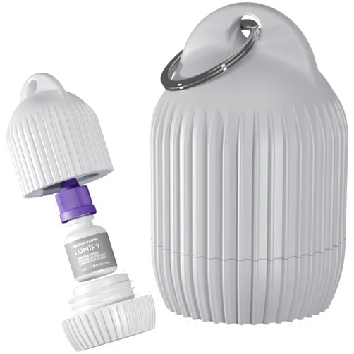 Generic Travel Case for Lumify Eye Drops - Fits 2.5ml - 7.5 ml, White
