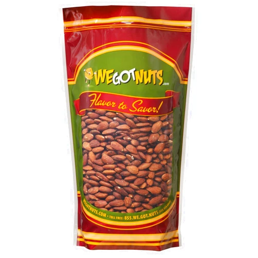 We Got Nuts® Roasted Unsalted Almonds - Packed Fresh in Resealable Bag (32oz - 2 Pound Bag