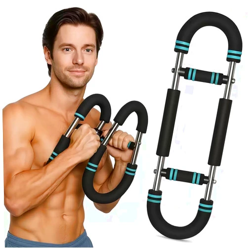 CAPEDIEM Twister Arm Exerciser,40-110lb Adjustable Chest Workout Equipment, Forearm Triceps Chest Enhanced Exercise Strengthener,Portable Detachable Upper Body Fitness Machine for Home and Gym