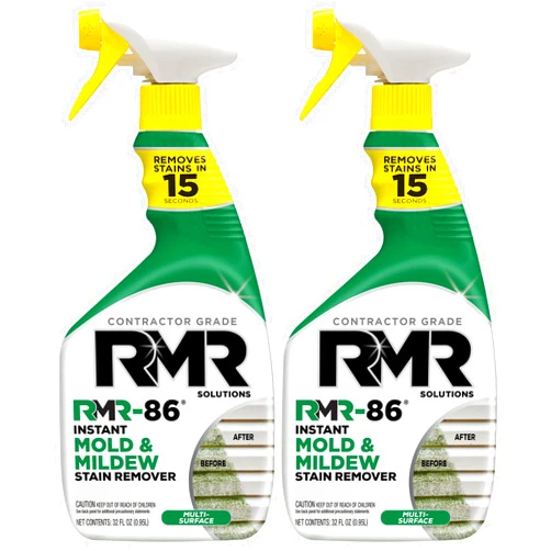RMR Brands RMR-86 Instant Mold and Mildew Stain Remover Spray - Scrub Free Formula, 2 Pack - 32 oz.