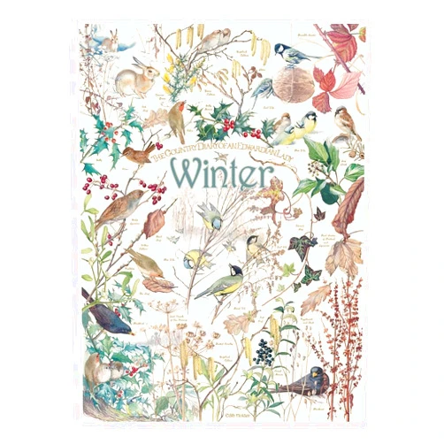Cobble Hill Puzzle Company Ltd. Cobble Hill 1000 Piece Puzzle - Country Diary: Winter - Sample Poster Included