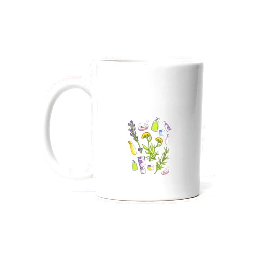 Greyskill Gift Ideas for Beauty Lovers Lavender Rosemary Soap Body Moisturizer 11oz 15oz White Coffee Mug