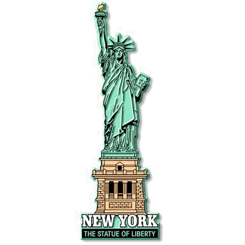 Classic Magnets New York City Statue of Liberty Jumbo Magnet by Classic Magnets, Collectible Souvenirs Made in The USA