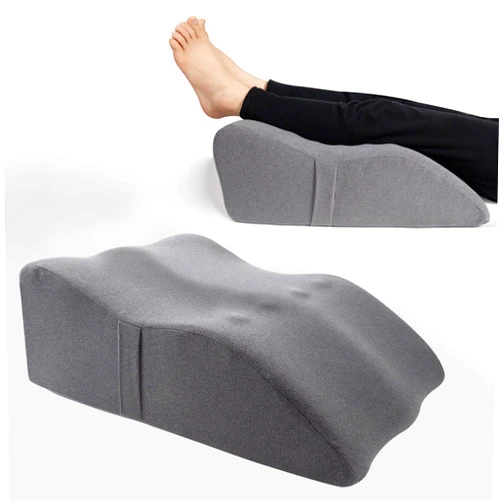 Itcozy Leg Elevation Pillow with Soft Memory Foam, Wedge Pillow for Reading, Rest, Surgery, Relieves Back, Swelling, Hip, Knee Pain and Improves Blood Circulation