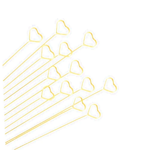Cadeaux4U 40Pcs Metal Wire Floral Place Card Holder,Picture Holders, Photo Clip Holder,Flower Card Holder Stick for Wedding Party Birthday Cake Topper Shower Party Flower (40PCS Heart Shape)