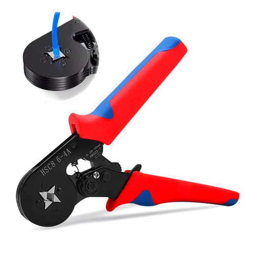 Vnemofey Ferrule Crimping Tool Kit with 1200 PCS Wire Connectors and Plastic Toolbox Storage Case, Self-adjustable Ratchet Wire Crimping Tool Kit Crimper Plier Set