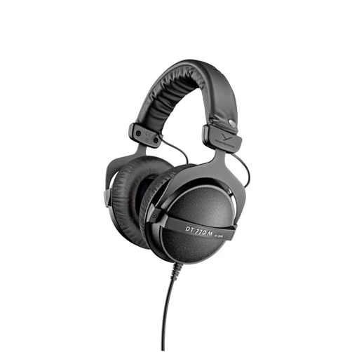beyerdynamic DT 770 M 80 Ohm Over-Ear-Monitor Headphones in black, closed design, wired, volume control for drummers and sound engineers FOH
